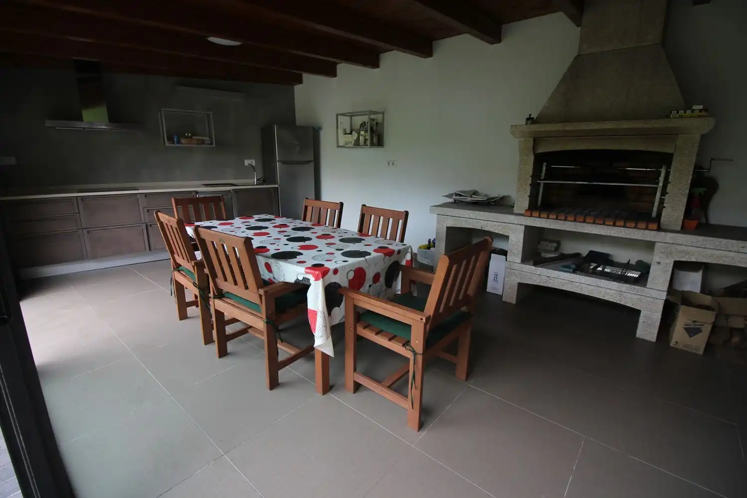 Terrassa de Casa o xalet en venda en Sanxenxo amb Calefacció, Jardí privat i Parquet