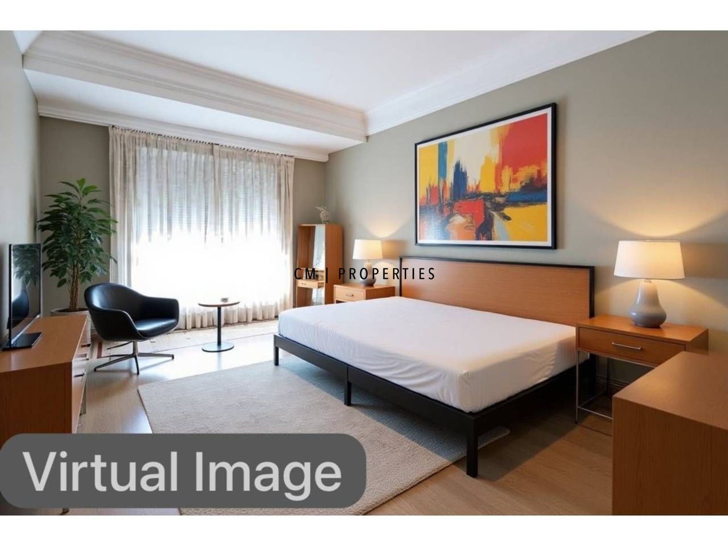 Bedroom of Flat for sale in  Valencia Capital  with Air Conditioner and Heating