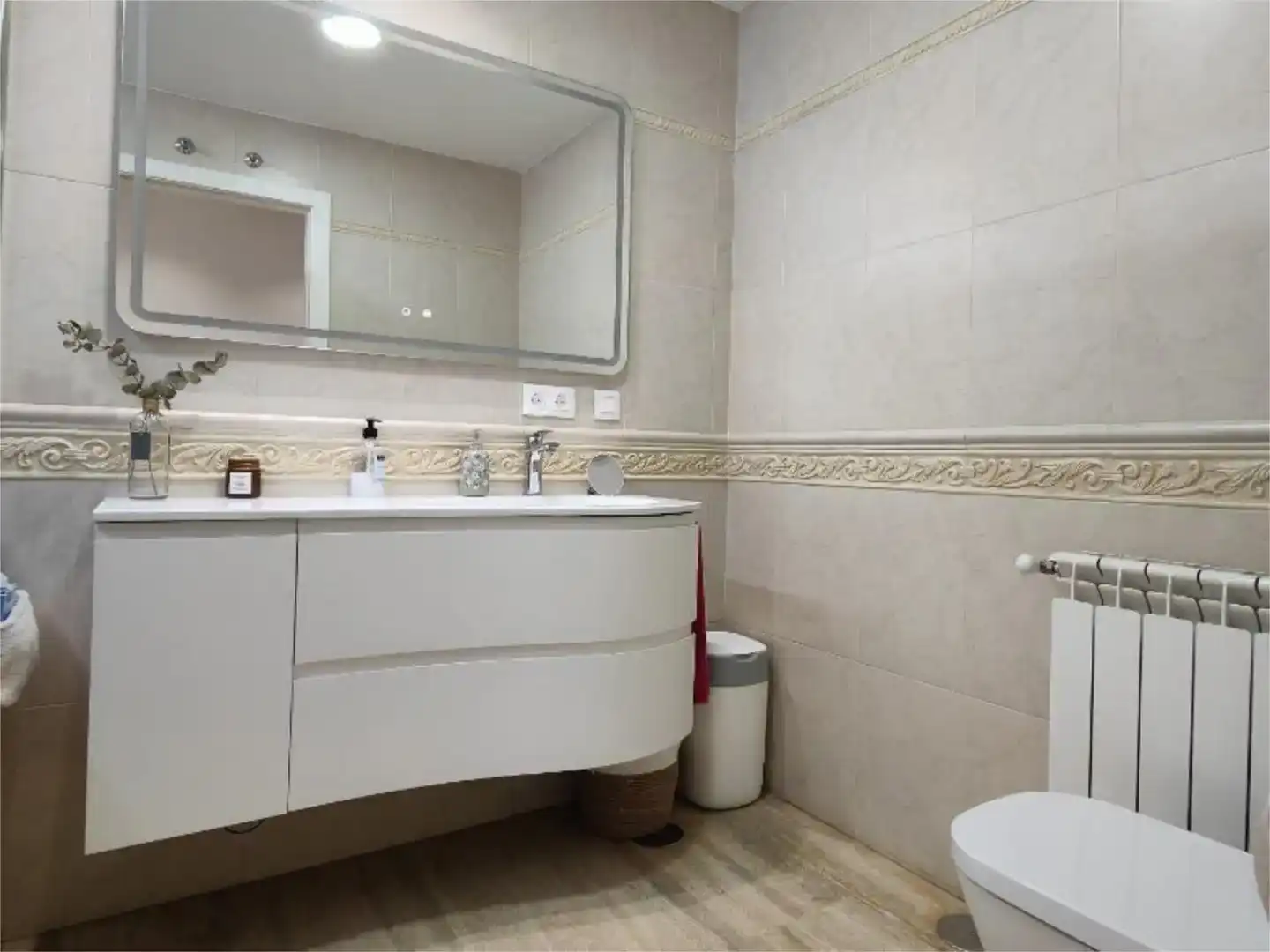 Bathroom of Flat for sale in Ibi  with Air Conditioner, Private garden and Furnished