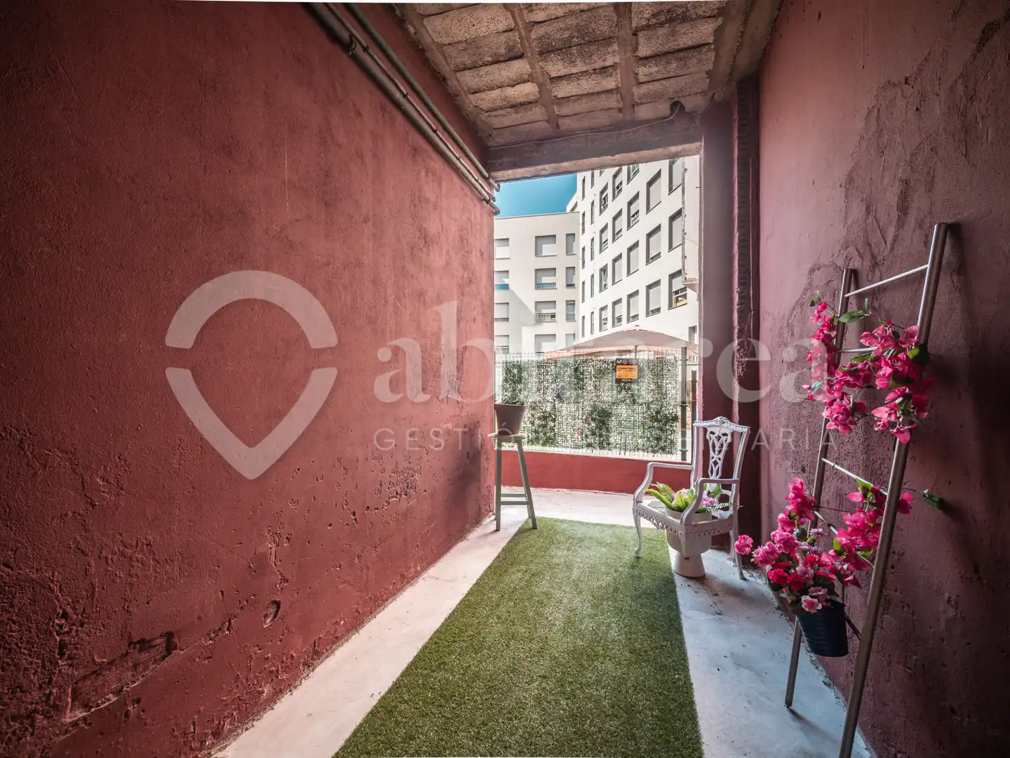 Terraza de Piso de alquiler en Santander con Jardín privado, Amueblado y Horno