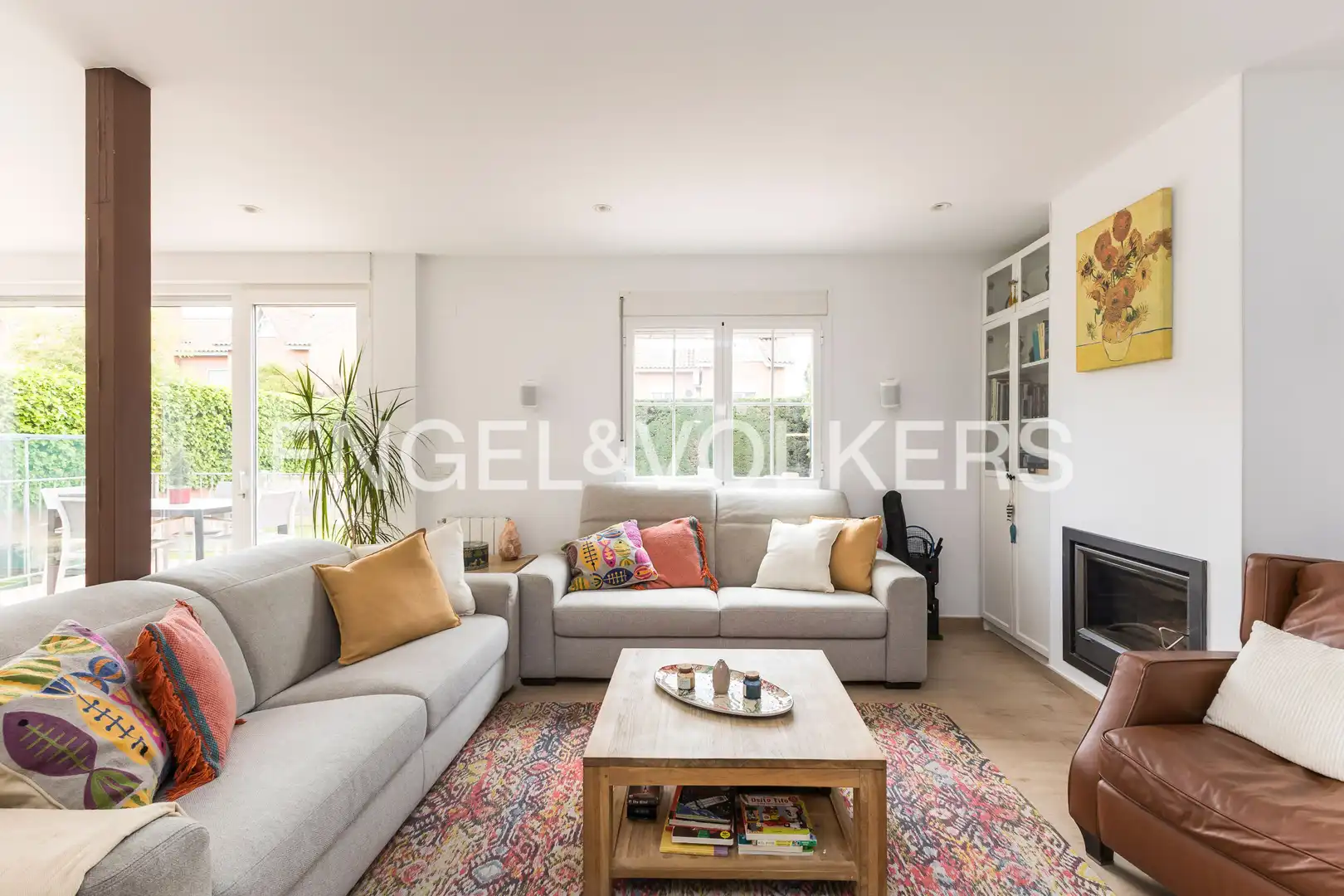Sala de estar de Casa o chalet en venta en Rivas-Vaciamadrid con Aire acondicionado, Calefacción y Jardín privado