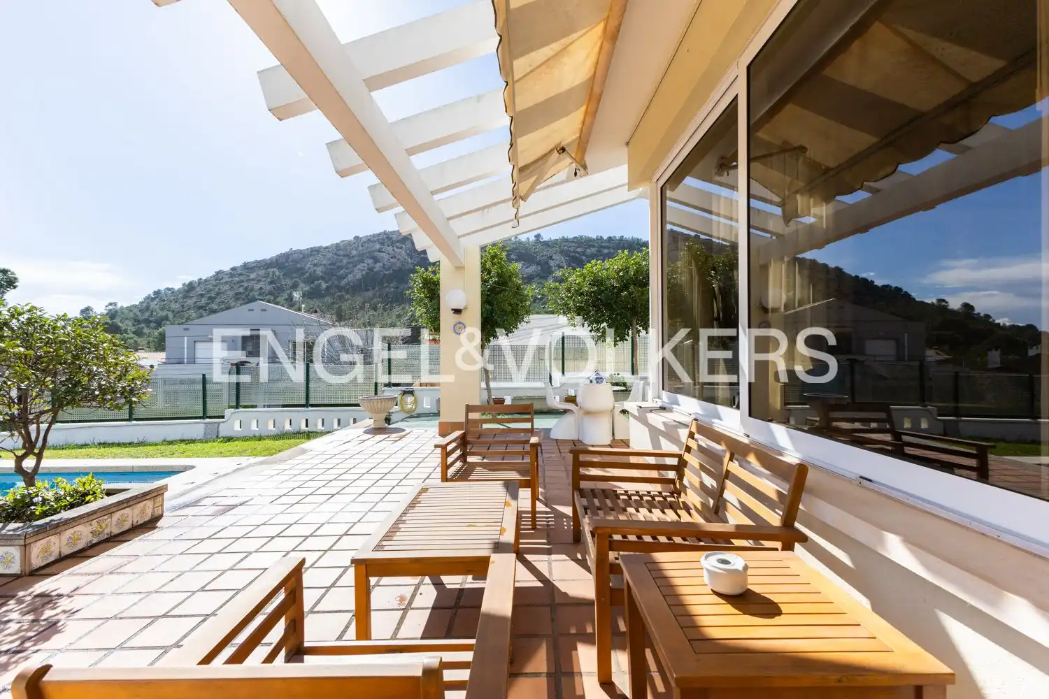 Terraza de Finca rústica en venta en Benicasim / Benicàssim con Calefacción, Jardín privado y Terraza