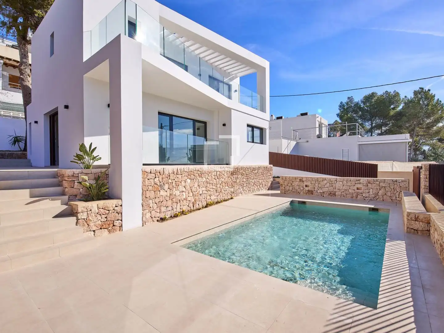 Piscina de Casa o xalet en venda en Santa Eulària des Riu amb Aire condicionat, Piscina i Balcó