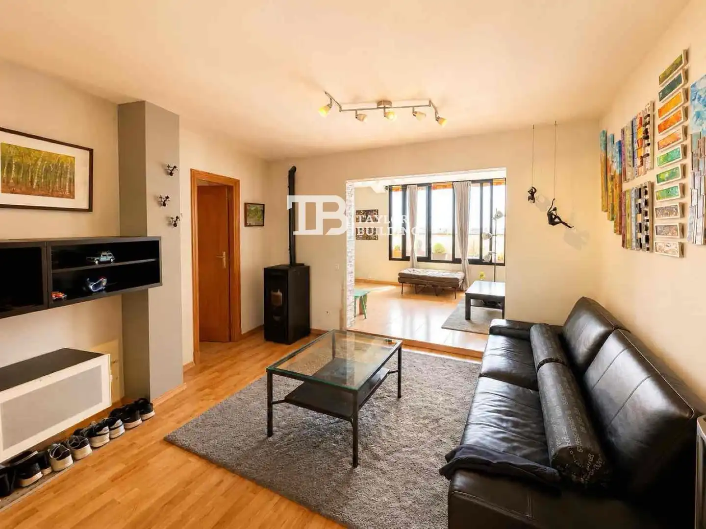 Living room of Attic for sale in  Palma de Mallorca  with Air Conditioner, Heating and Terrace