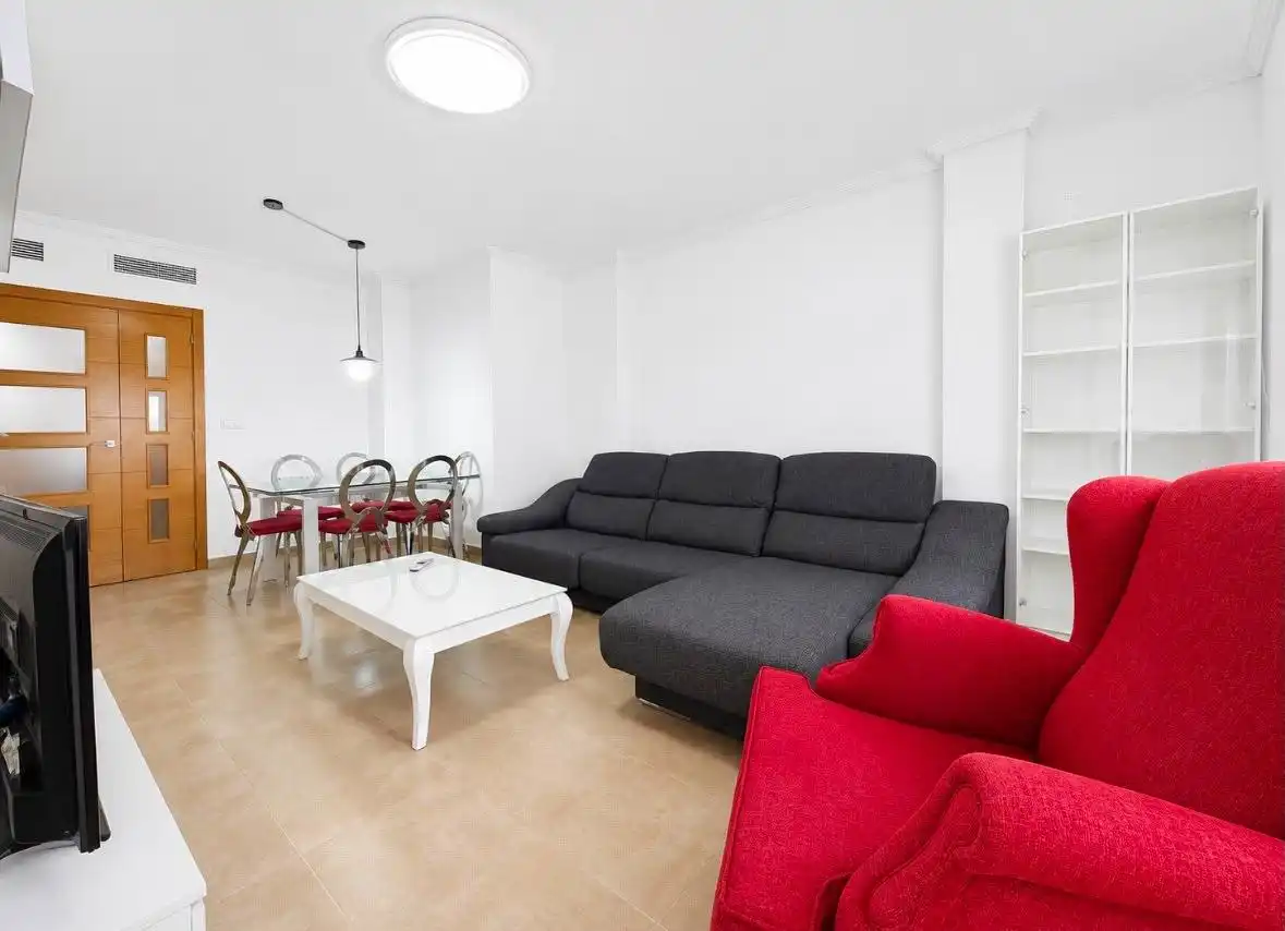 Living room of Flat for rent in Jacarilla  with Furnished and Balcony