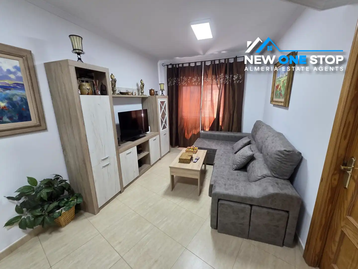 Sala d'estar de Apartament en venda en Turre amb Aire condicionat, Calefacció i Moblat