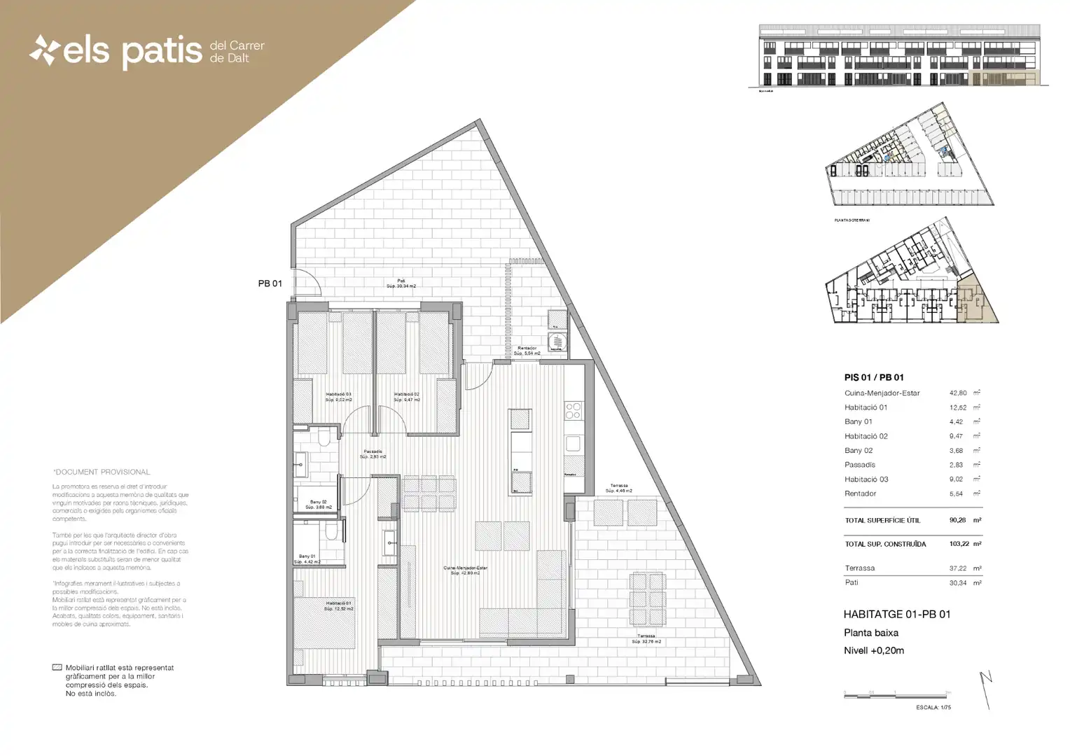 Piso en venta en Bescanó con Aire acondicionado, Calefacción y Terraza
