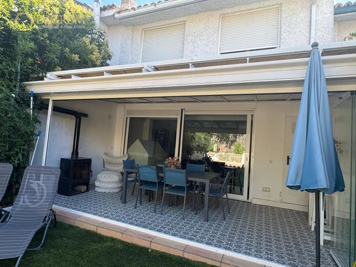 Terraza de Casa adosada en venta en Pozuelo de Alarcón con Aire acondicionado, Calefacción y Jardín privado