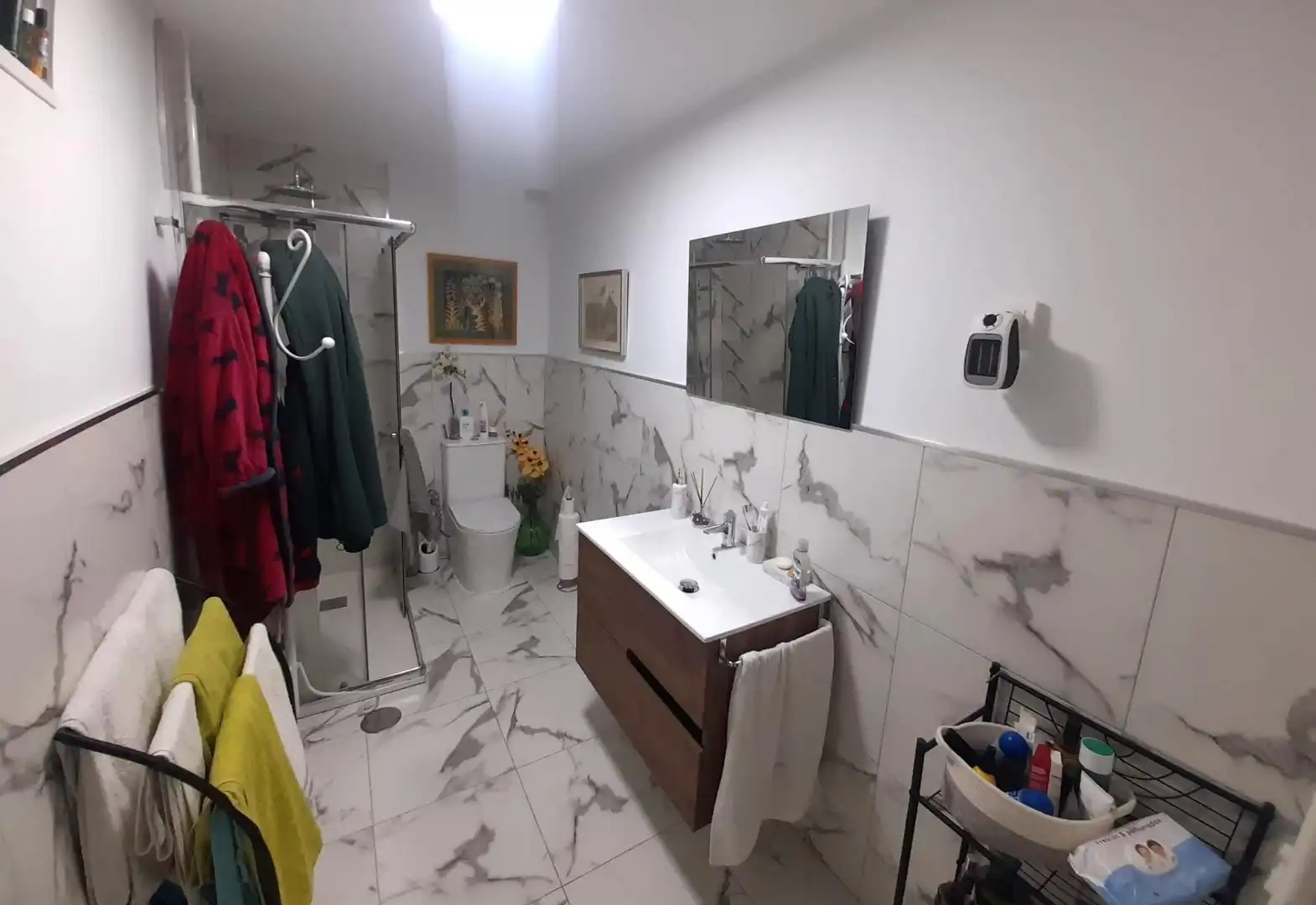 Badezimmer von Wohnung zum Verkauf in Cadalso de los Vidrios mit Heizung