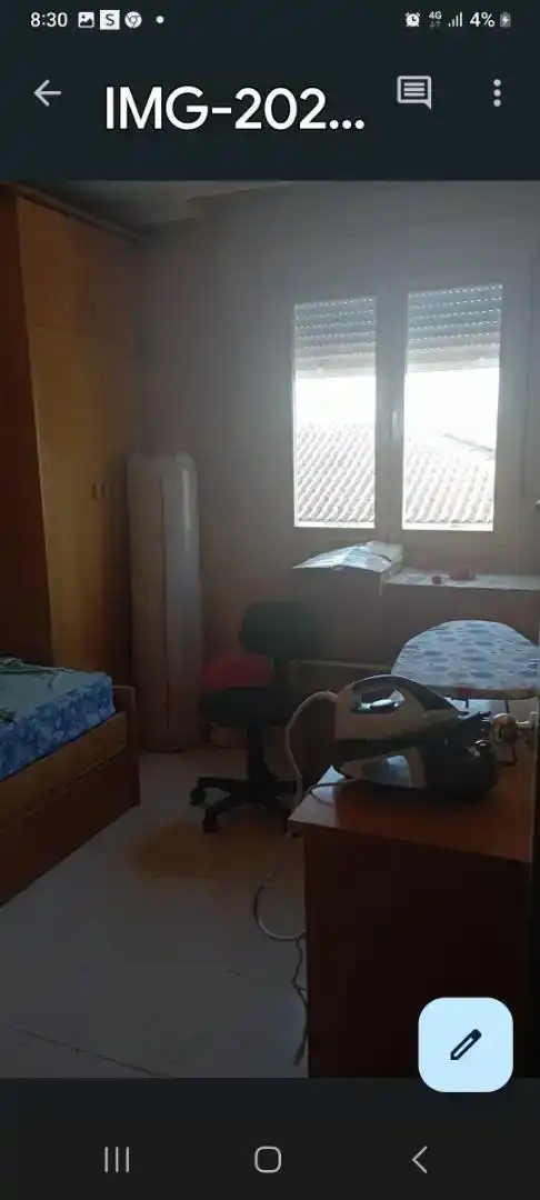 Habitación de Casa adosada en venta en Holguera con Aire acondicionado, Parquet y Trastero