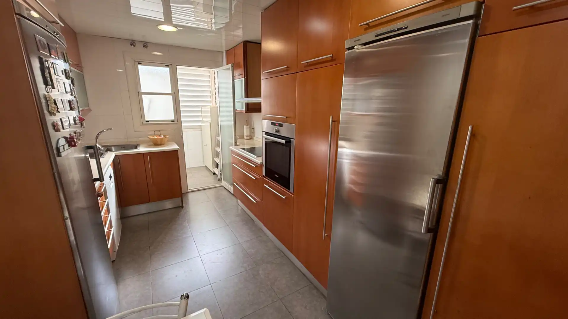 Kitchen of Flat for sale in Barcelona  with Air Conditioner, Heating and Parquet flooring