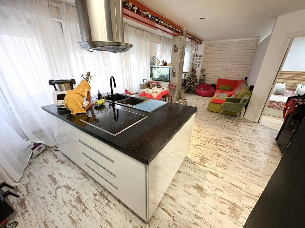 Kitchen of Apartment for sale in Mataró  with Air Conditioner and Parquet flooring