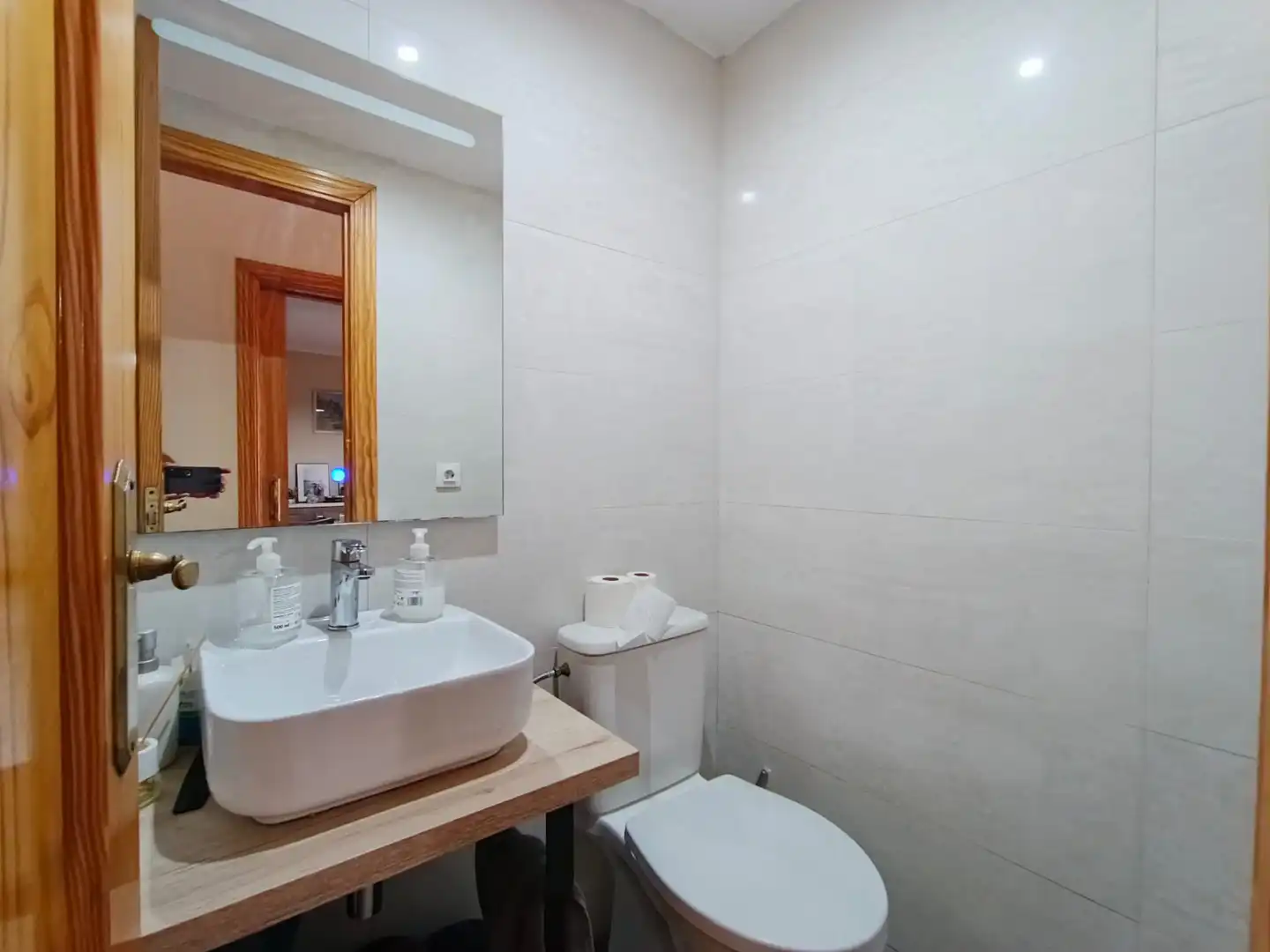 Badezimmer von Einfamilien-Reihenhaus zum Verkauf in Mérida mit Heizung und Abstellraum