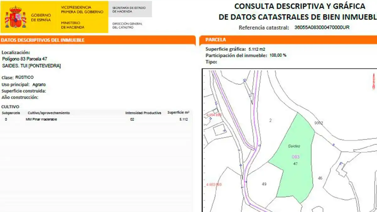 Terrenys i solars en venda a LG SAIDES (PEXEGUEIRO) PG.83 PARC. 47, imagen 10