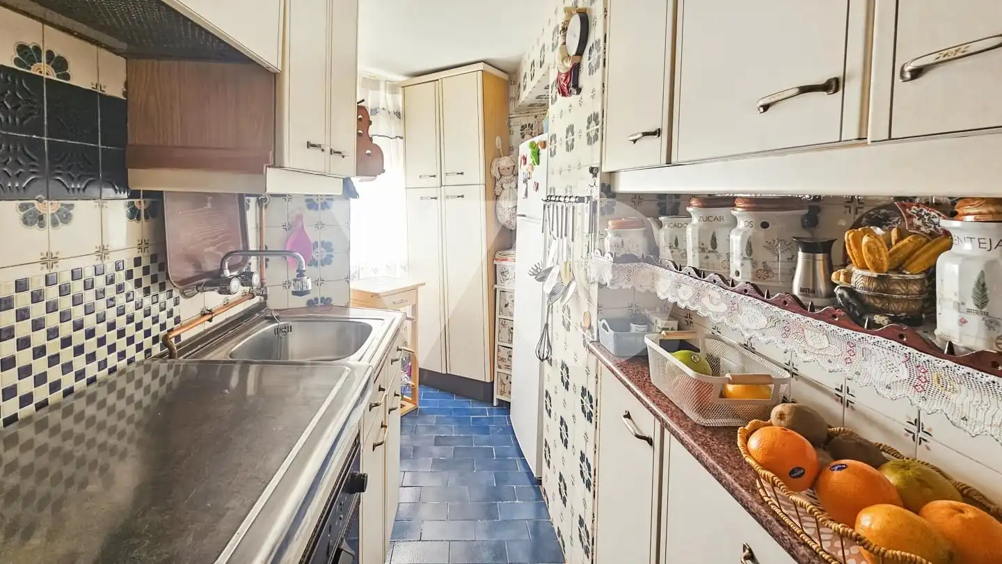 Kitchen of Flat for sale in Madrid  with Air Conditioner, Heating and Terrace