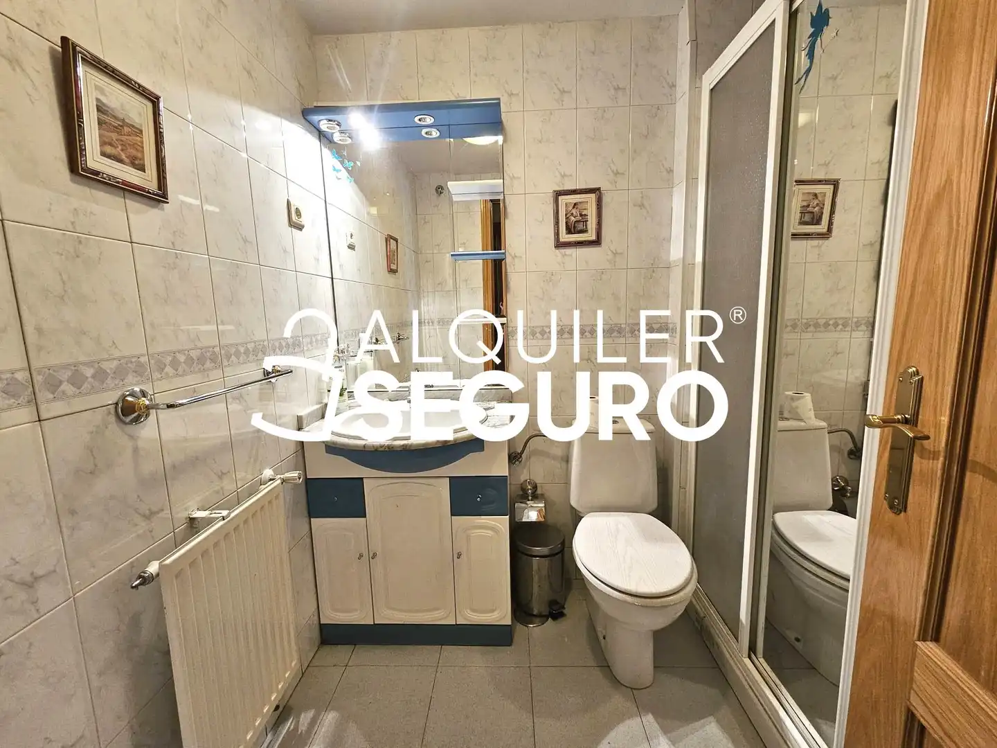 Baño de Piso de alquiler en Getafe con Calefacción, Trastero y Amueblado