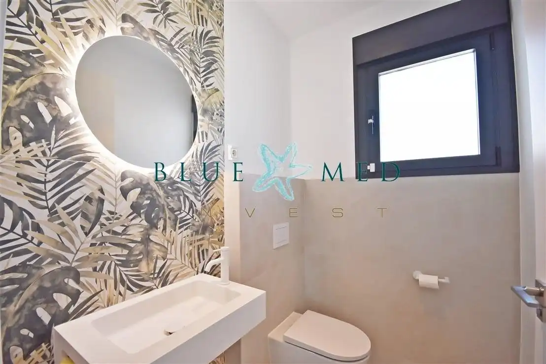 Baño de Casa o chalet en venta en Mazarrón con Aire acondicionado, Calefacción y Jardín privado