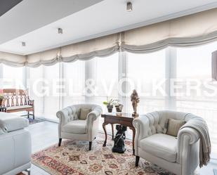 Living room of Apartment for sale in  Madrid Capital  with Air Conditioner