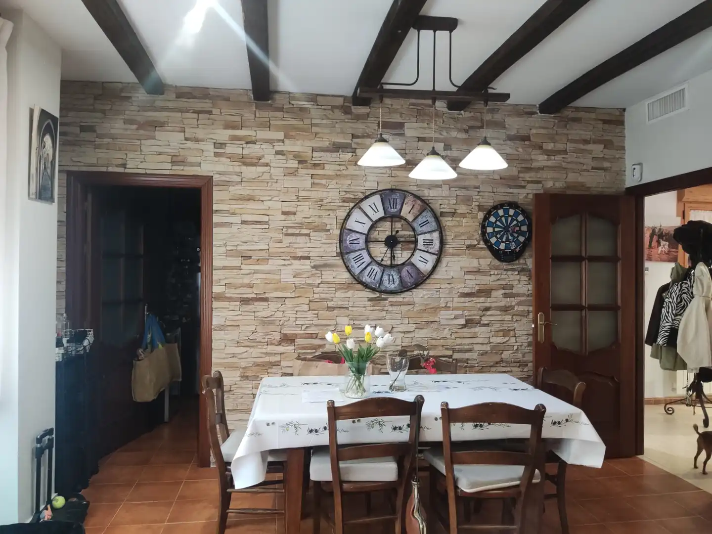 Menjador de Casa o xalet en venda en Ciudad Real amb Aire condicionat, Calefacció i Jardí privat