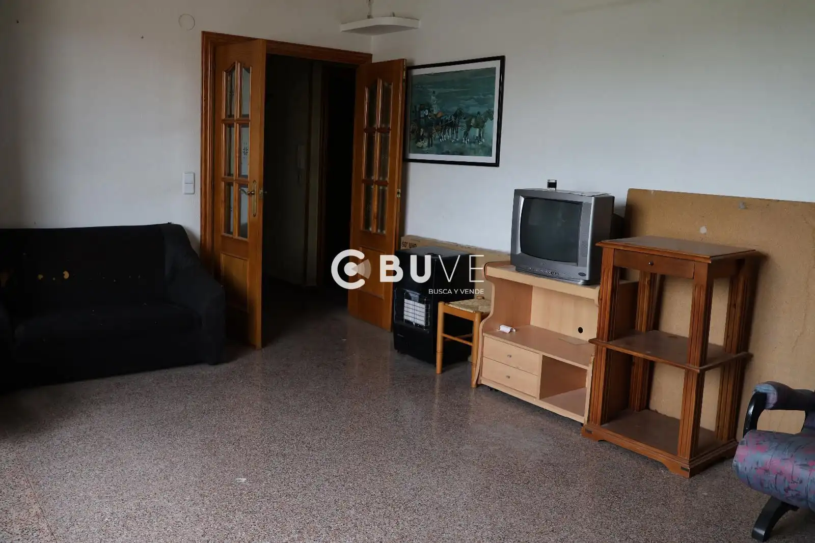 Sala de estar de Piso en venta en Elda con Amueblado