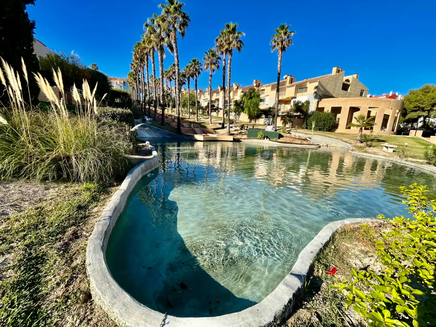 Piscina de Casa adosada en venta en Alicante / Alacant con Aire acondicionado, Jardín privado y Terraza