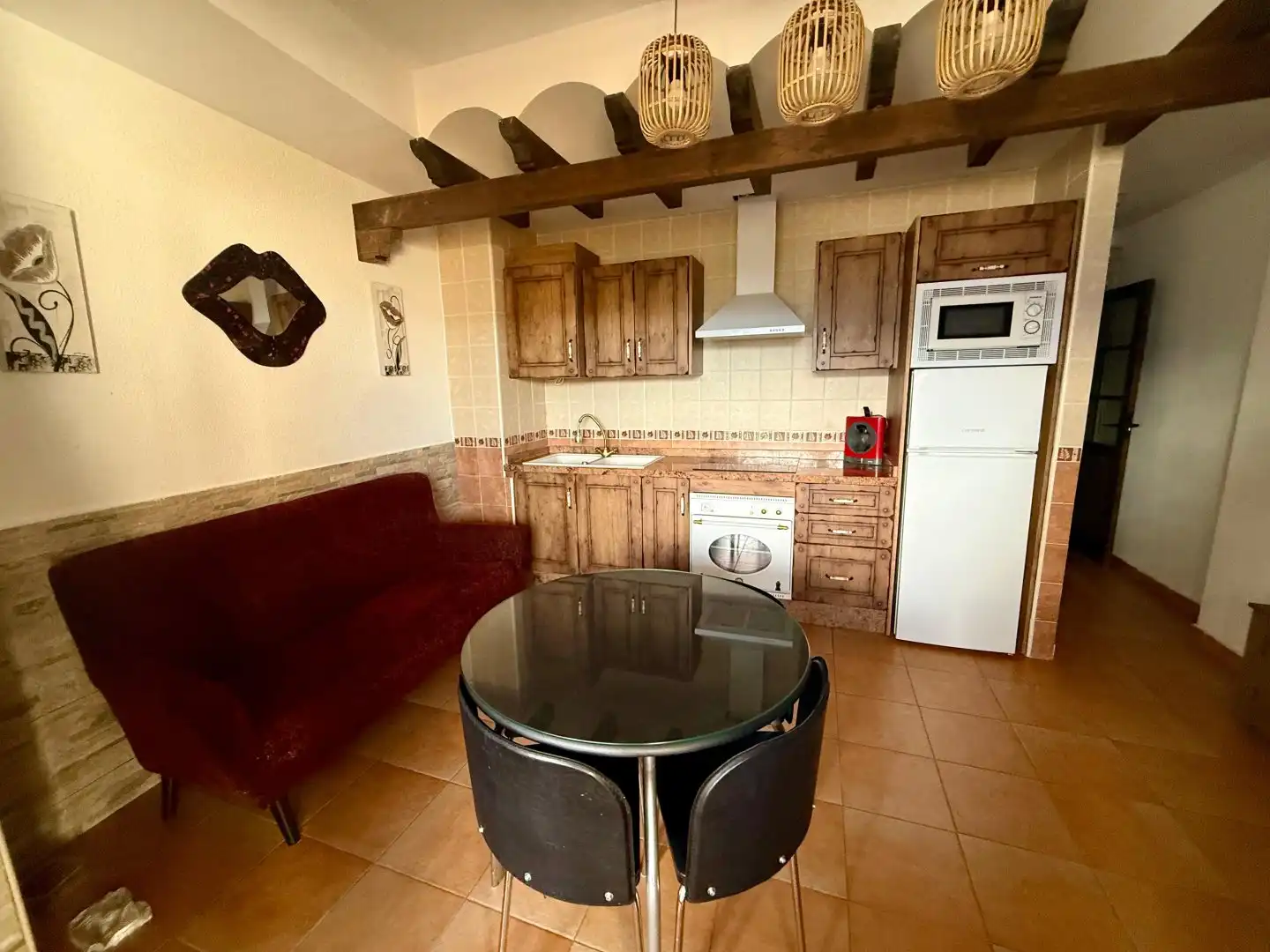 Cocina de Piso en venta en Carataunas con Calefacción, Terraza y Piscina comunitaria