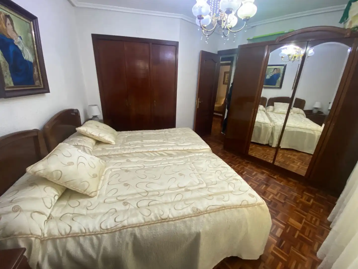 Schlafzimmer von Wohnung zum Verkauf in Oviedo  mit Heizung und Terrasse