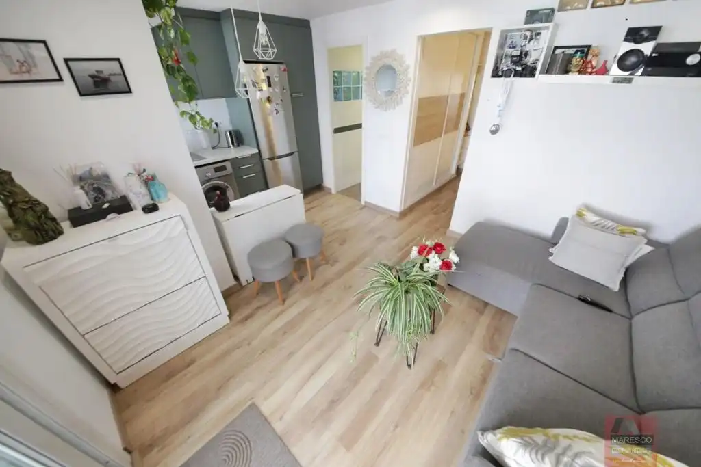Wohnzimmer von Wohnungen zum Verkauf in Mijas mit Klimaanlage, Terrasse und Gemeinschaftspool