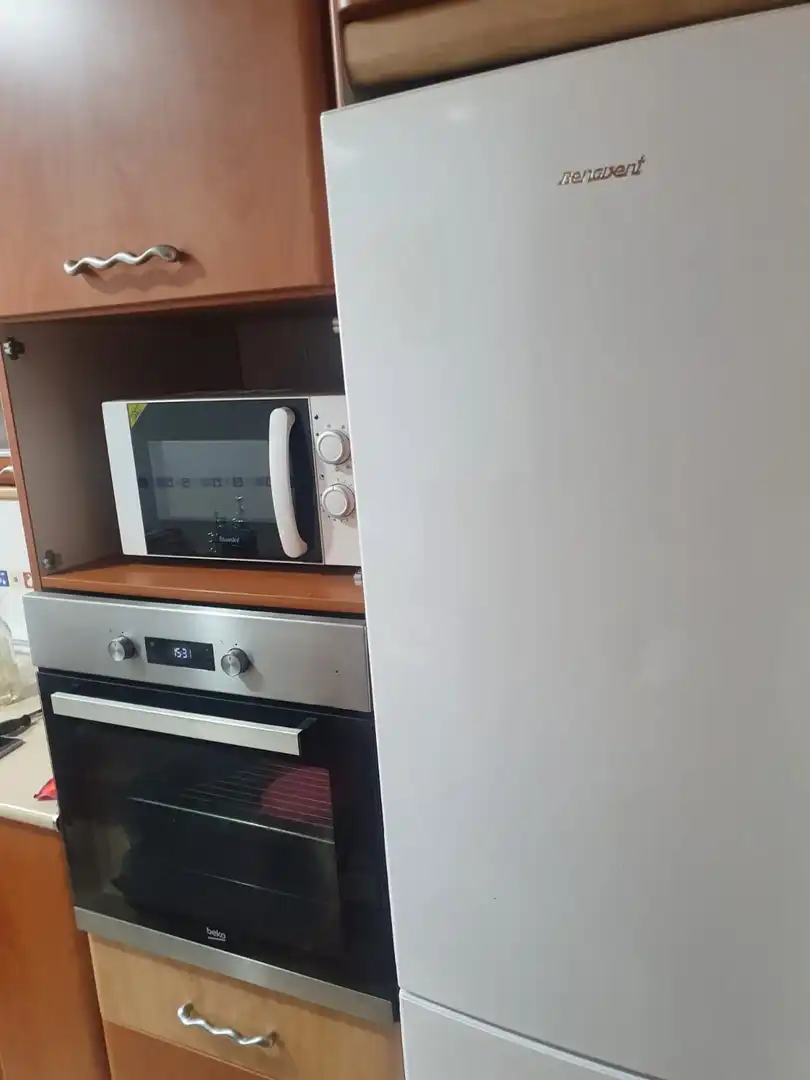 Kitchen of Flat for rent in Roquetas de Mar  with Air Conditioner, Heating and Furnished