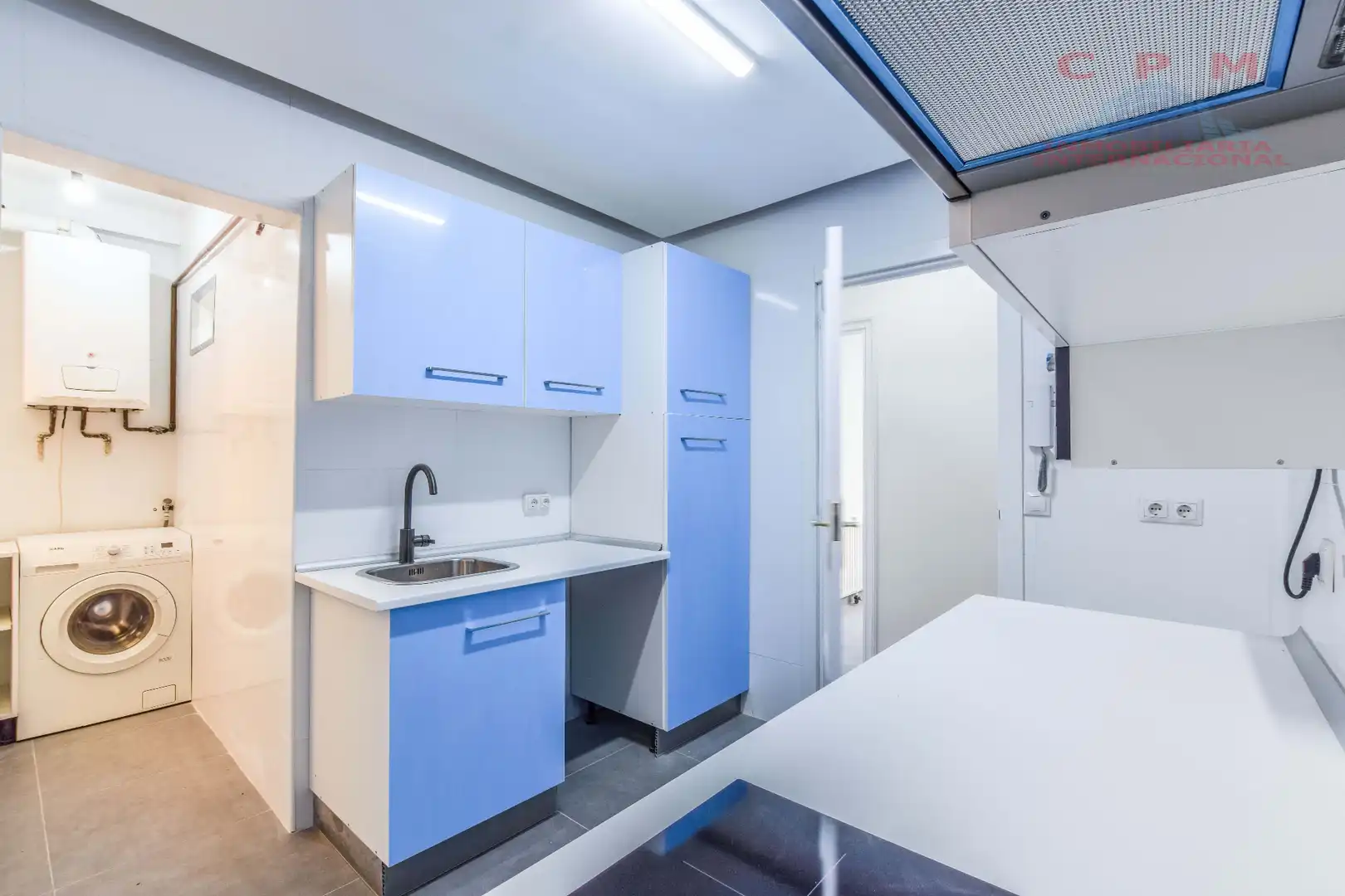 Küche von Wohnung zur Miete in Madrid mit Klimaanlage, Heizung und Parkett