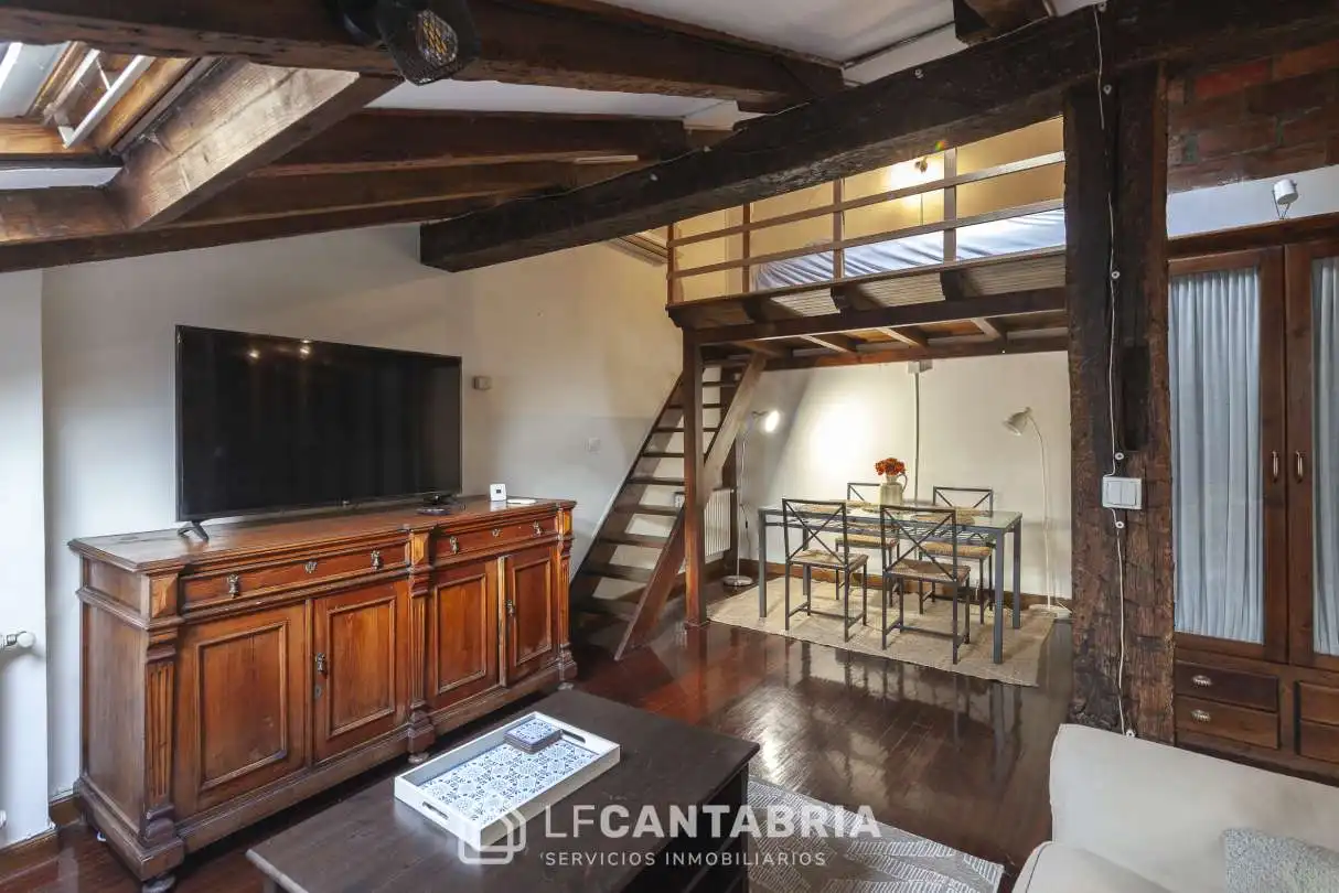 Sala d'estar de Pis en venda en Santander amb Aire condicionat i Calefacció