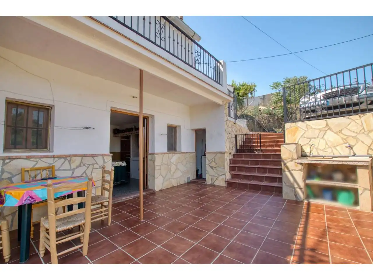 Vista exterior de Casa adosada en venta en Canillas de Aceituno con Terraza
