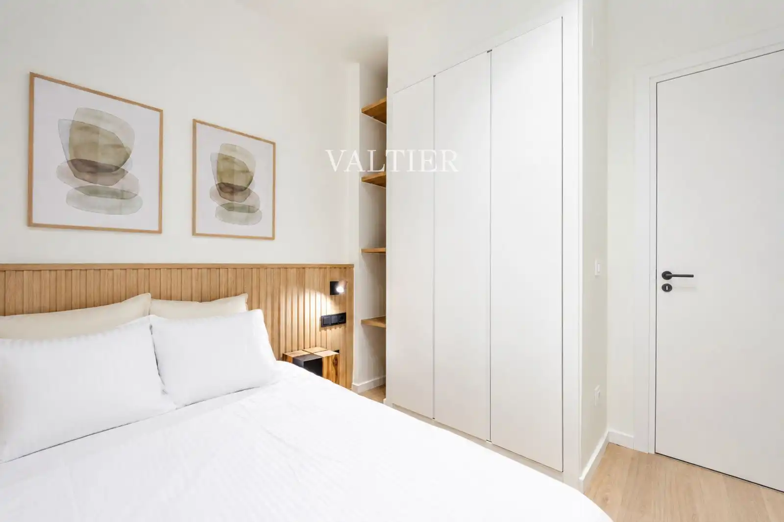 Schlafzimmer von Wohnung zur Miete in Madrid mit Klimaanlage, Möbliert und Haustiere erlaubt