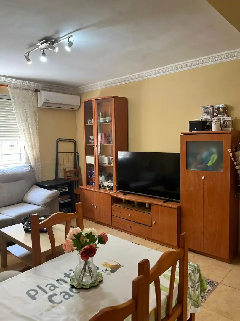 Sala de estar de Piso de alquiler en Jerez de la Frontera con Aire acondicionado, Amueblado y Lavadora