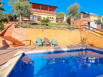 Swimming pool of House or chalet for sale in Lloret de Mar  with Heating, Private garden and Parquet flooring