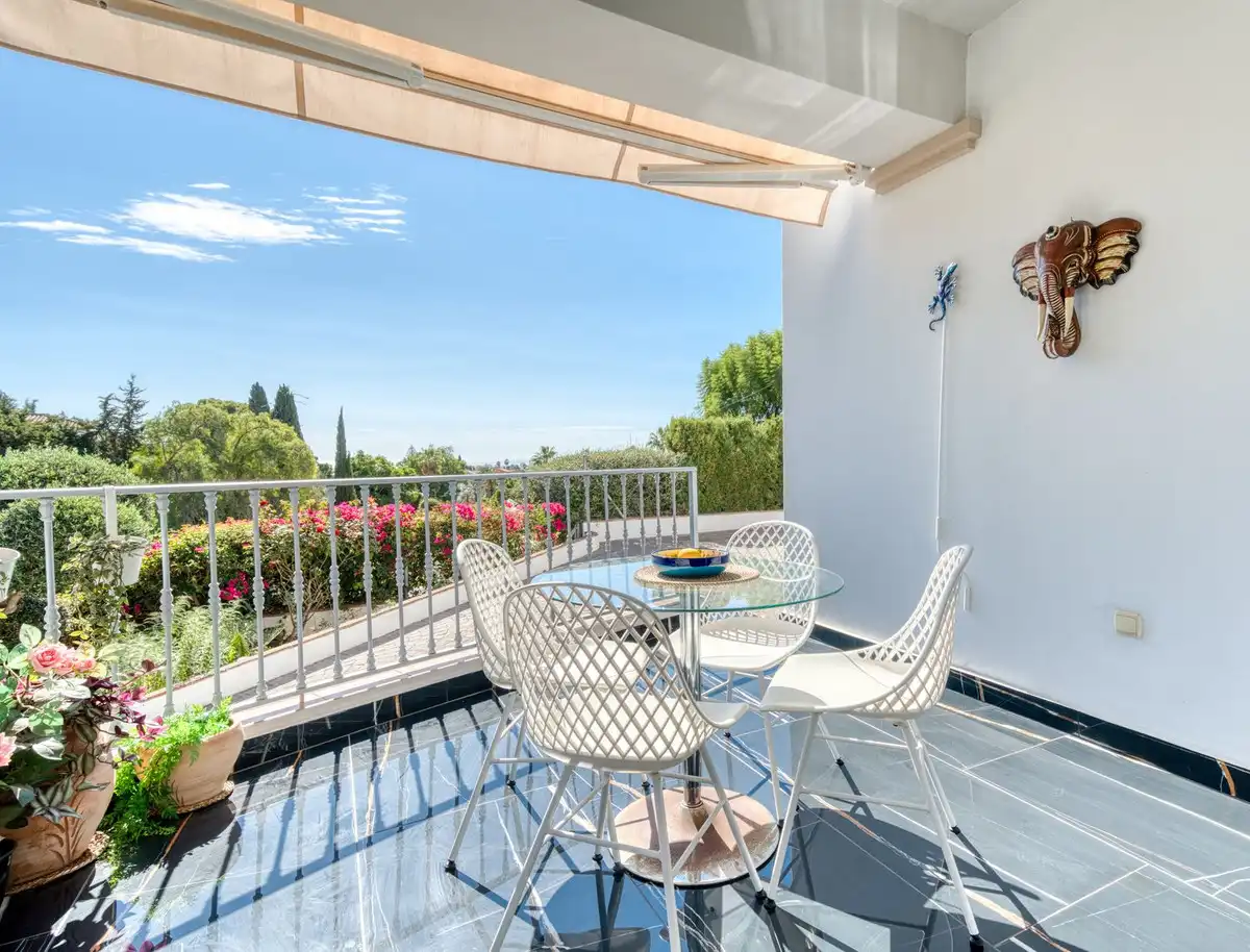 Terraza de Casa o chalet en venta en Mijas con Aire acondicionado, Jardín privado y Terraza