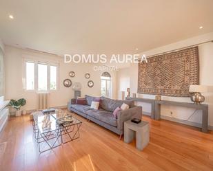 Living room of Attic for sale in  Madrid Capital  with Air Conditioner, Terrace and Balcony