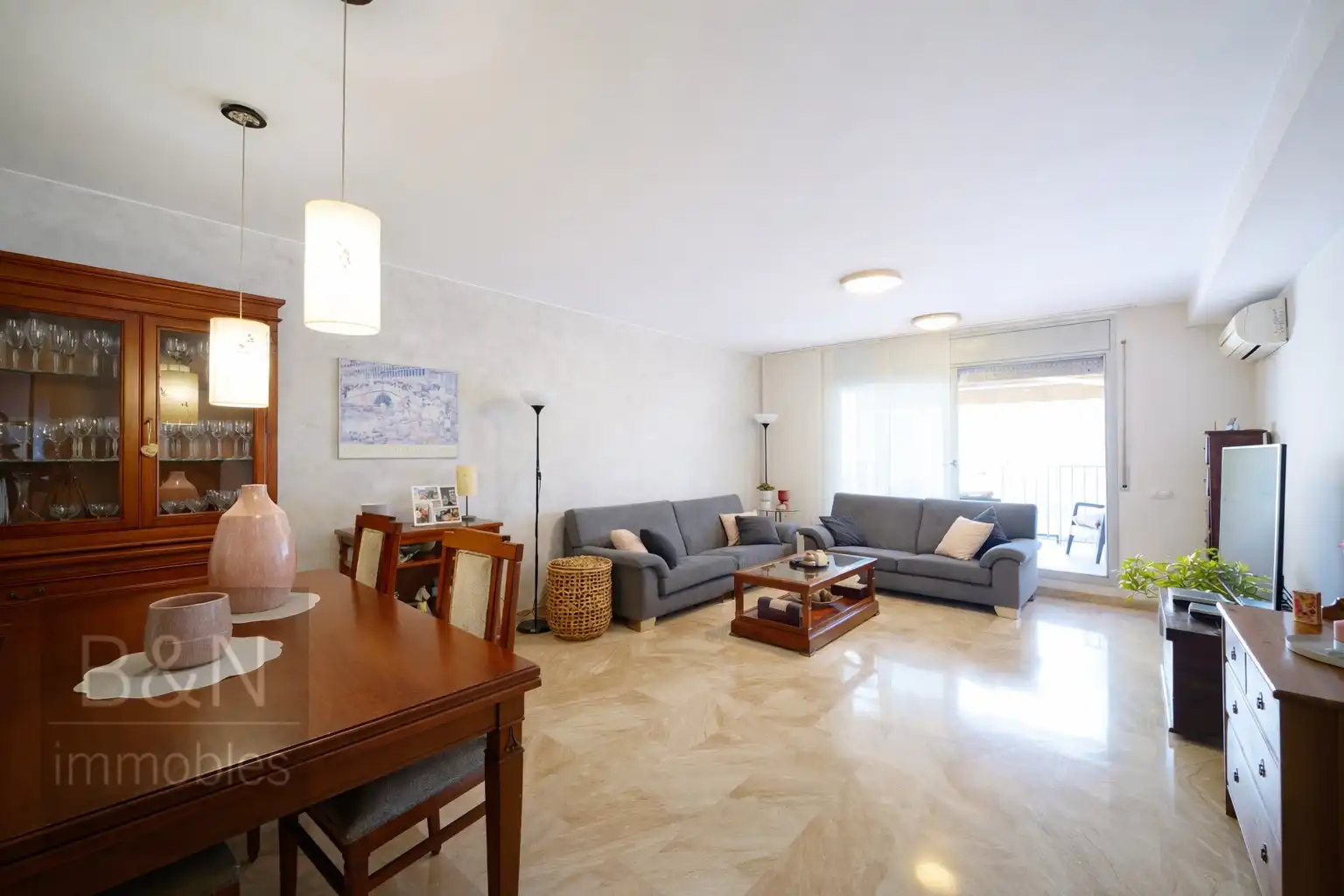 Sala de estar de Casa o chalet en venta en Terrassa con Aire acondicionado, Calefacción y Terraza