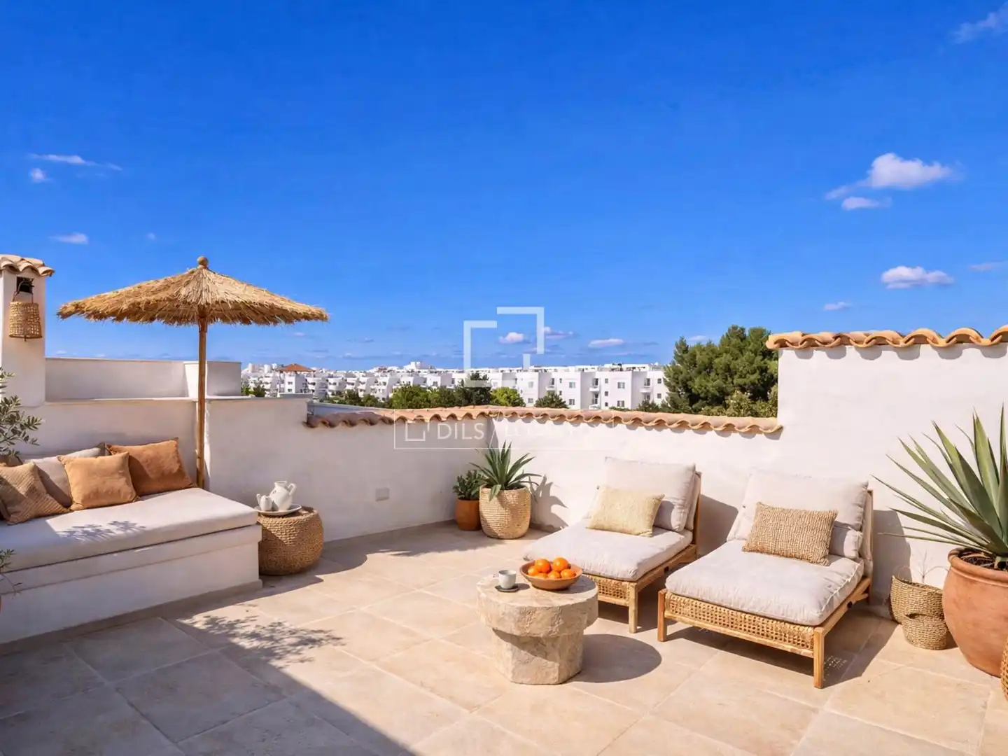 Terrassa de Casa o xalet en venda en Ciutadella de Menorca amb Aire condicionat, Jardí privat i Terrassa