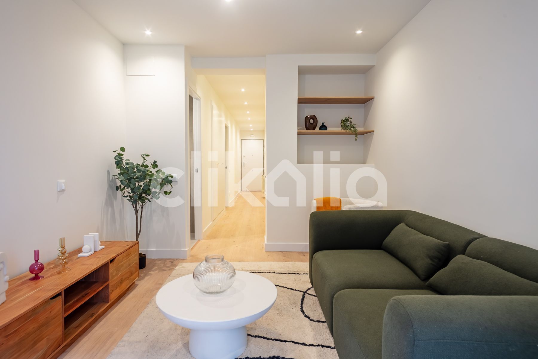 Living room of Flat for sale in  Madrid Capital  with Air Conditioner, Heating and Terrace