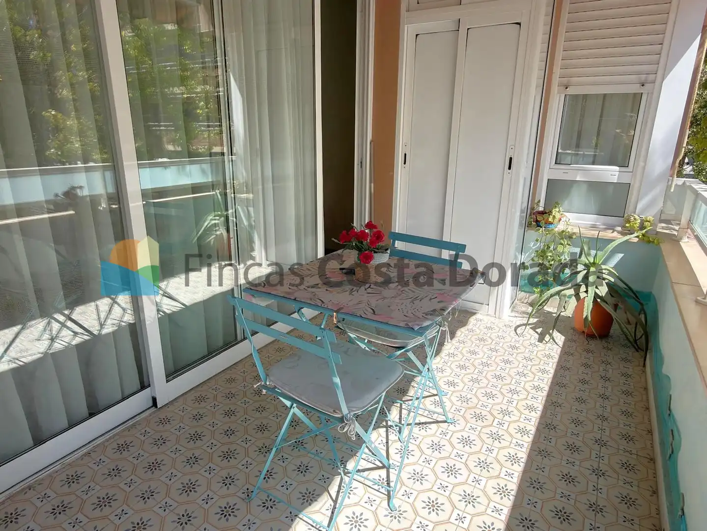 Terrasse von Wohnung zum Verkauf in Cubelles mit Klimaanlage, Heizung und Terrasse