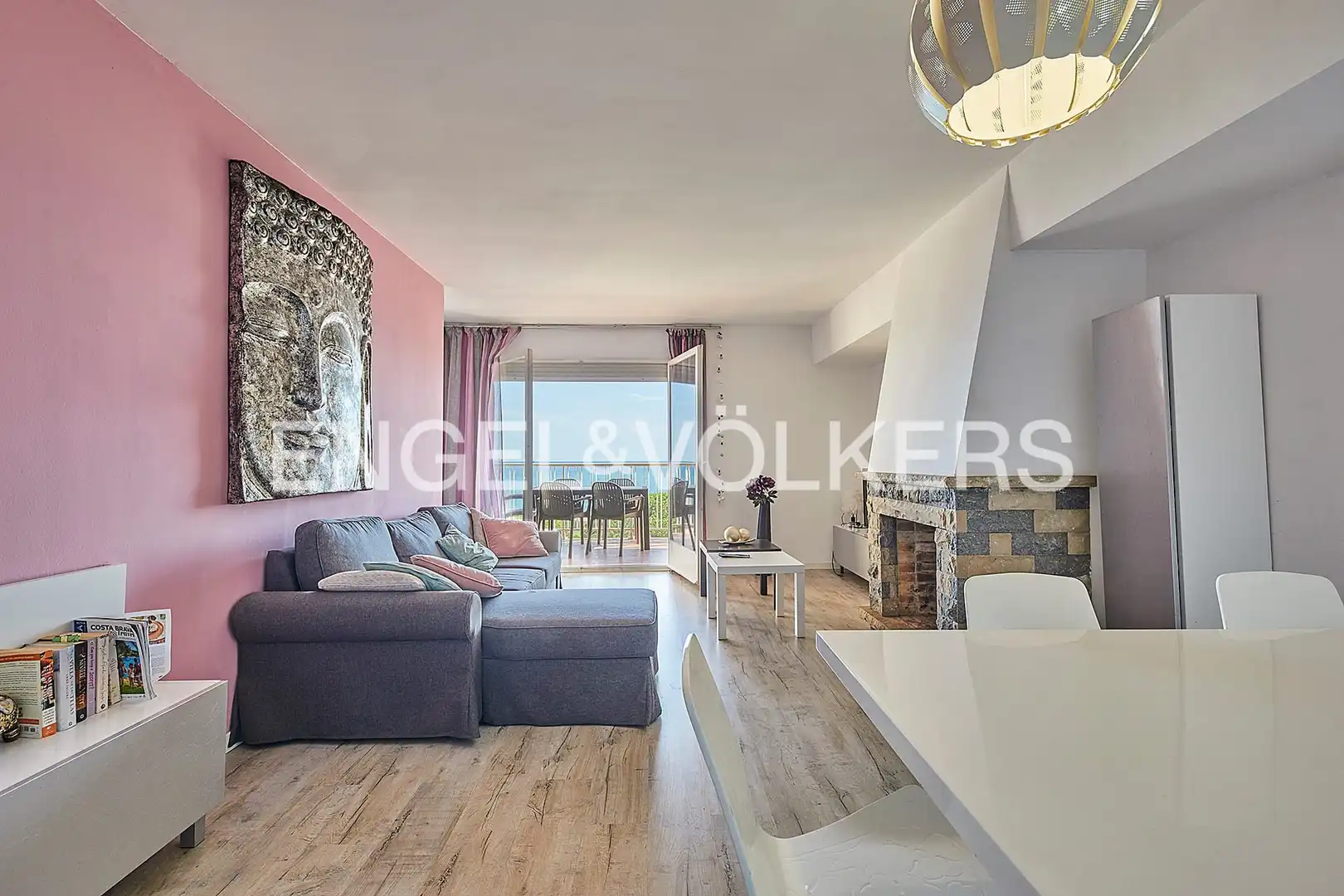 Living room of Flat for sale in Malgrat de Mar  with Heating, Parquet flooring and Terrace