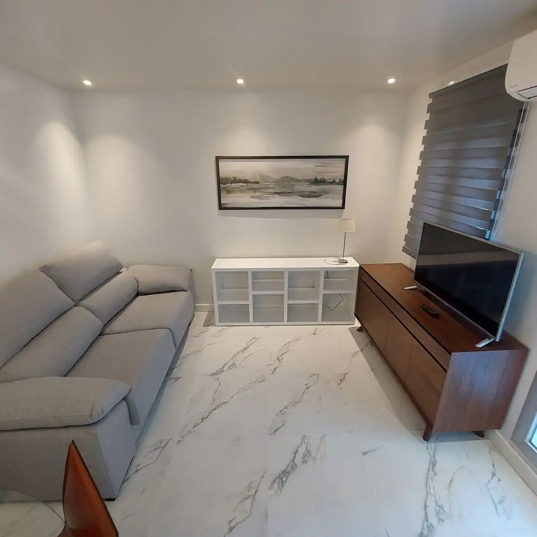 Sala de estar de Piso de alquiler en Madrid con Calefacción y Terraza