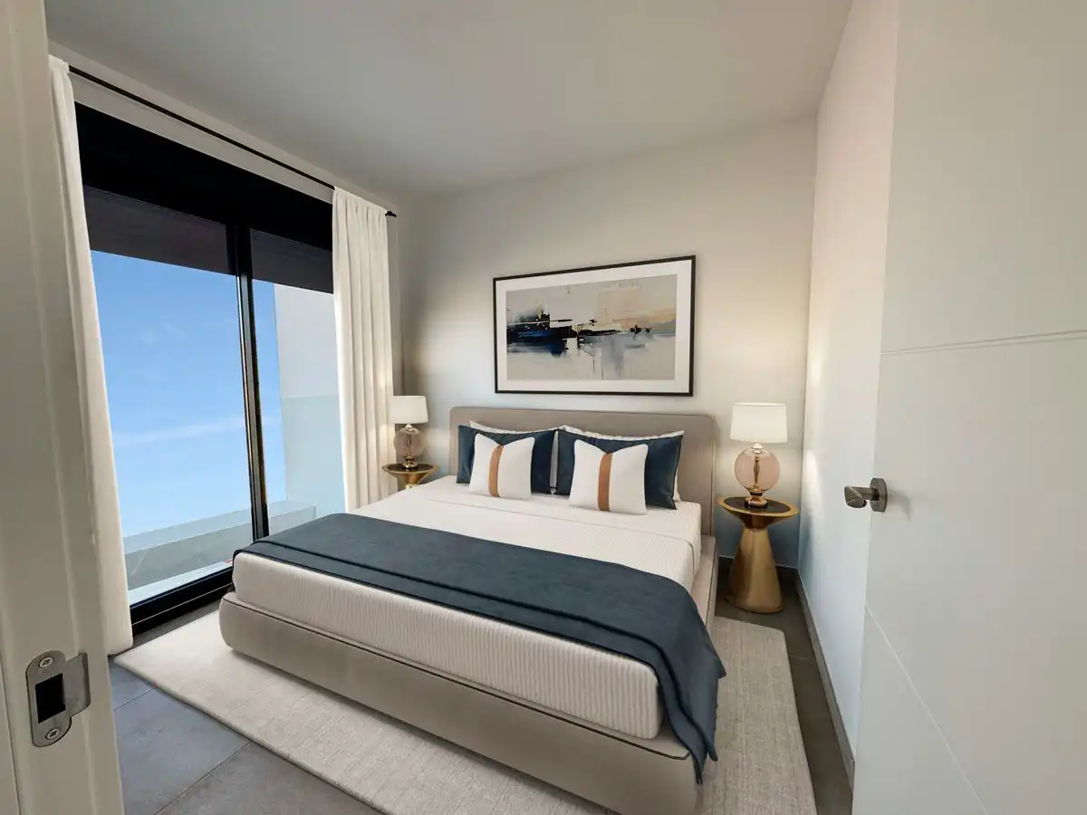 Bedroom of Detached homes for sale in Santa Pola  with Air Conditioner, Private garden and Terrace