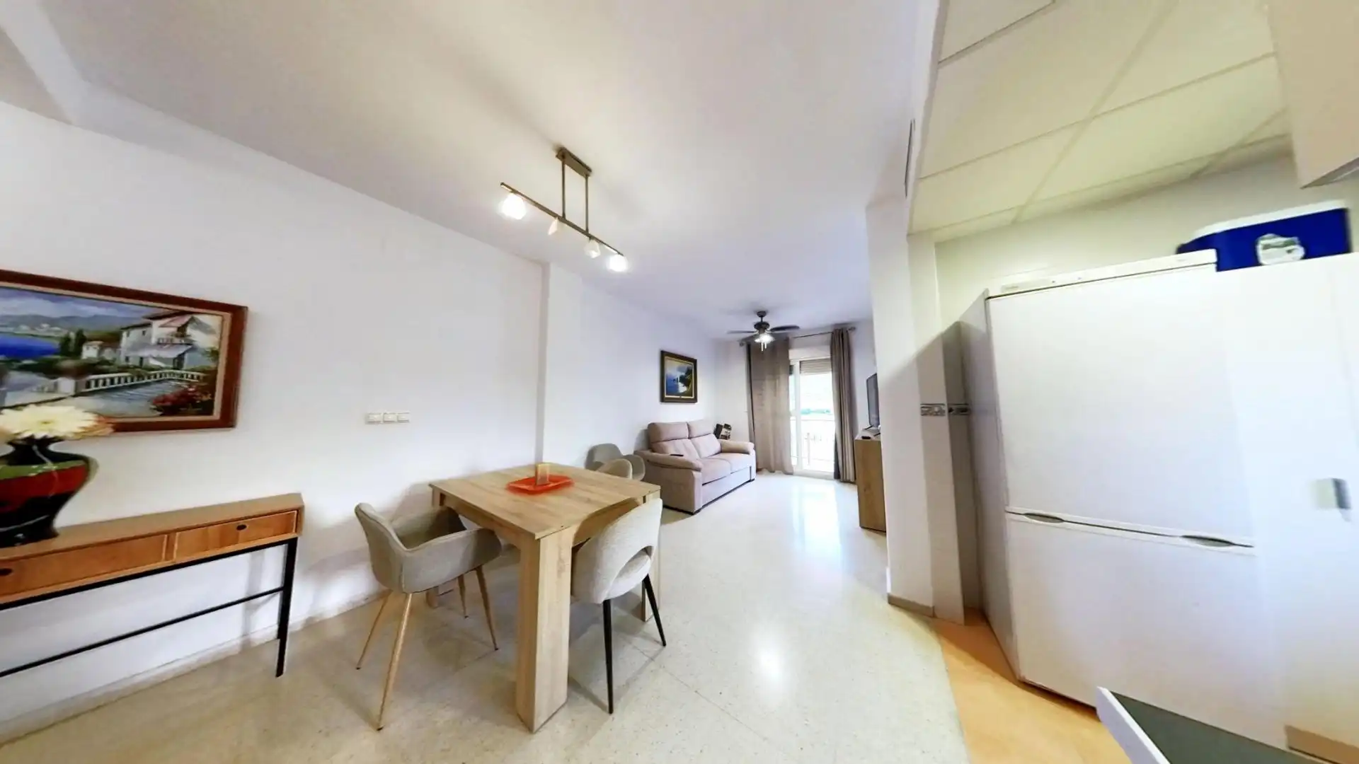 Sala d'estar de Pis en venda en Gualchos amb Aire condicionat, Terrassa i Moblat
