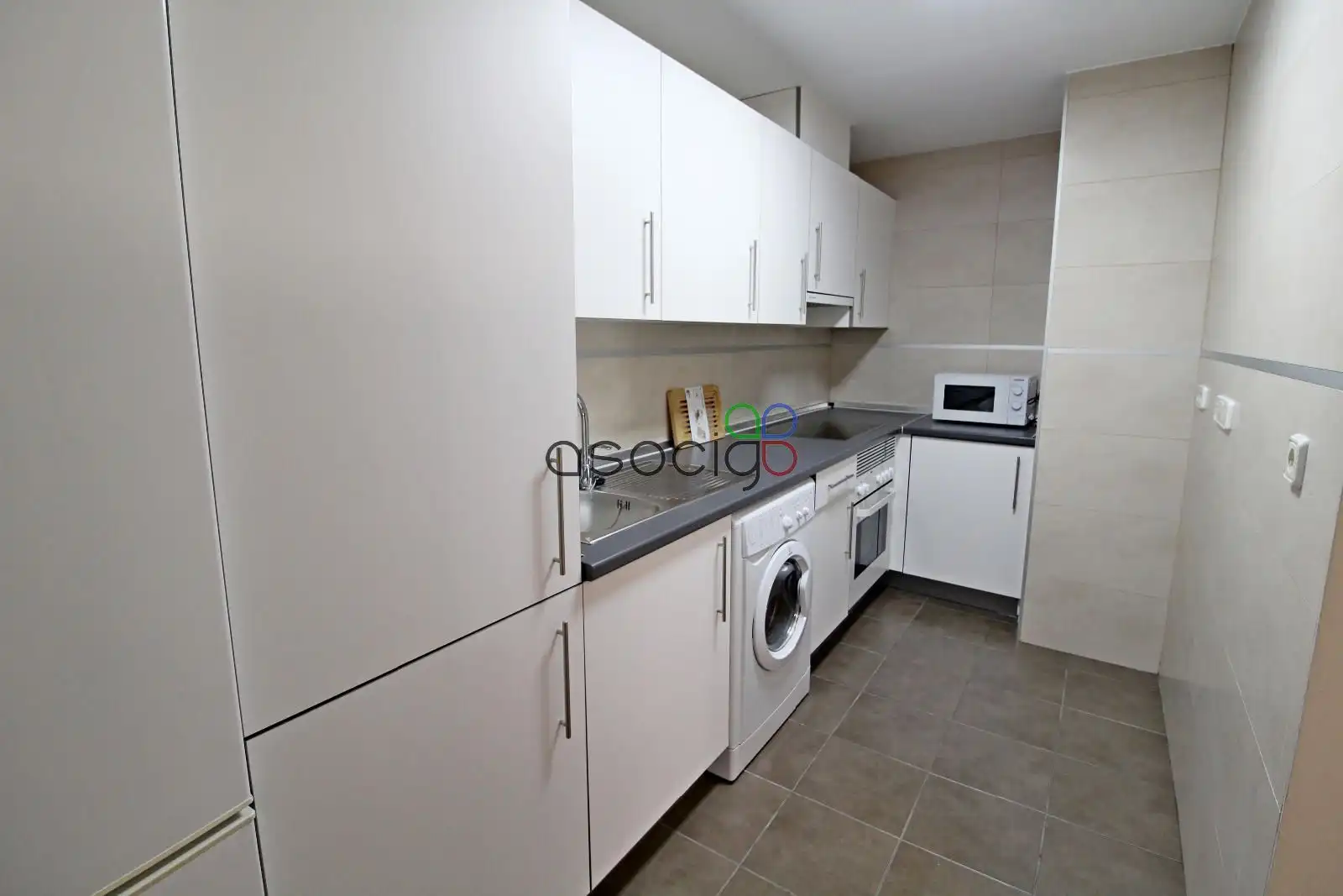 Cocina de Piso de alquiler en Guadalajara con Aire acondicionado, Calefacción y Trastero
