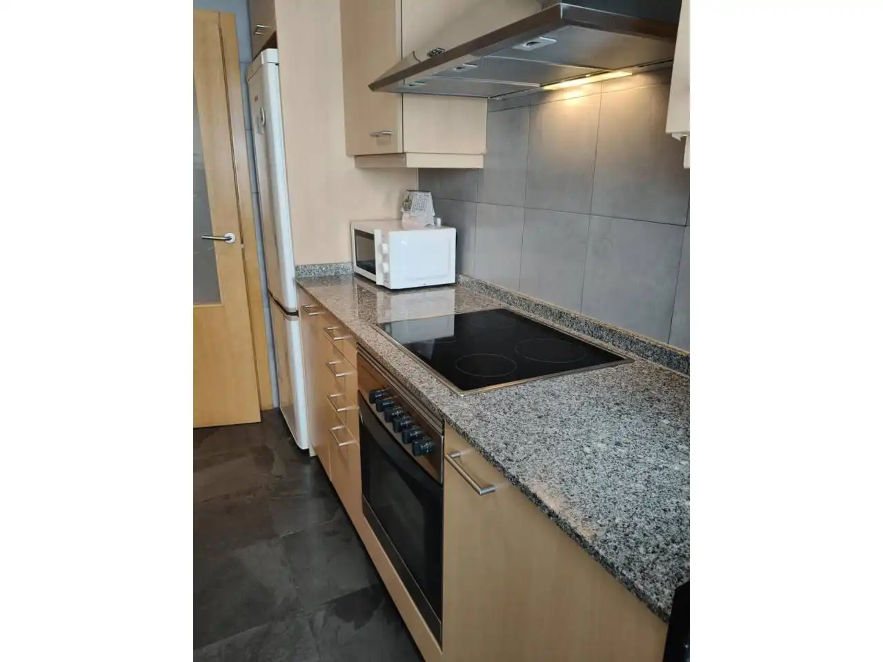 Kitchen of Flat for sale in Cariño  with Heating, Storage room and Furnished