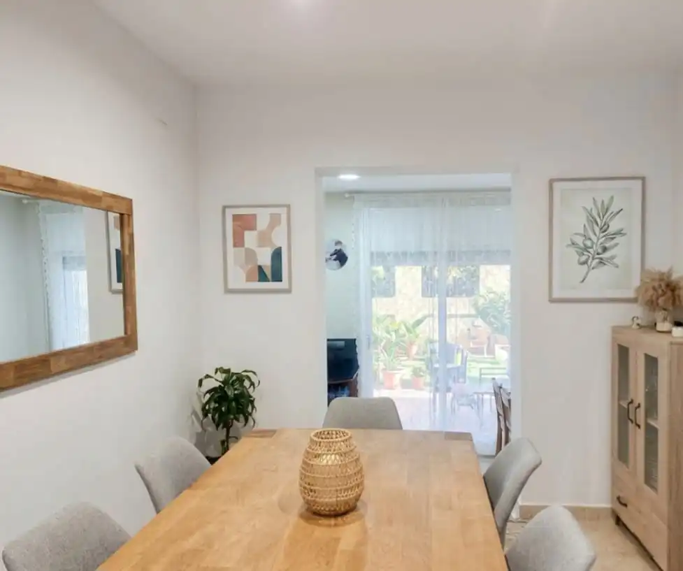 Esszimmer von Haus oder Chalet zum Verkauf in Bigues i Riells del Fai mit Klimaanlage, Heizung und Parkett