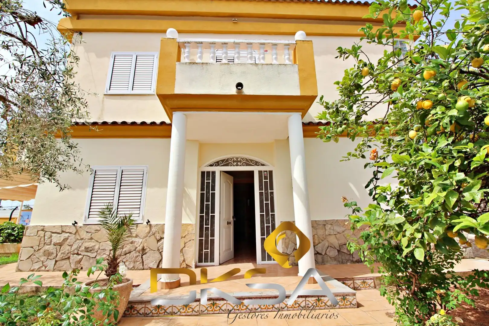 Exterior view of Houses for sale in Castellón de la Plana / Castelló de la Plana  with Air Conditioner, Heating and Private garden