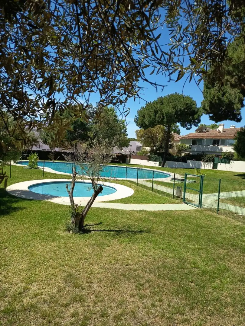 Piscina de Apartament de lloguer en Marbella amb Aire condicionat, Calefacció i Jardí privat